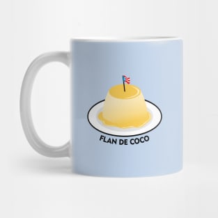 Coconut Flan Puerto Rico Food Dessert Boricua Mug